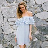 Chiffon Ruffle Dress