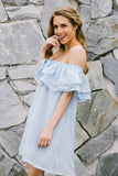 Chiffon Ruffle Dress