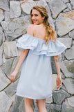 Chiffon Ruffle Dress