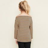 Stripe Off Shoulder Blouse