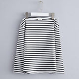 Stripe Off Shoulder Blouse