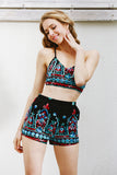 V-neck II Piece Romper