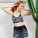 V-neck II Piece Romper