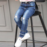 Tasseled Denim Skinny