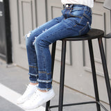 Tasseled Denim Skinny