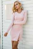 Skinny Knitted Sweater Dress