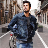 Medium Dark Wash Denim Jacket