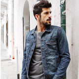Medium Dark Wash Denim Jacket