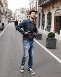 Medium Dark Wash Denim Jacket