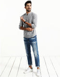 Mandarin Collar Cotton Shirt