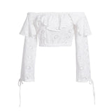 Autumn Goddess Lace Blouse
