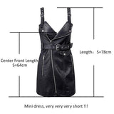 Leather Mini Dress
