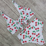 Floral High Waist Swimsuit