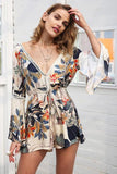 Floral Print Romper