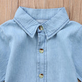 Denim Bow-Tie Dress