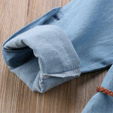 Denim Bow-Tie Dress