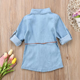 Denim Bow-Tie Dress