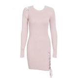 Skinny Knitted Sweater Dress