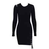 Skinny Knitted Sweater Dress