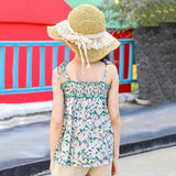 Floral Sleeveless Blouse