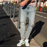 New Hole Slim Fit Jeans
