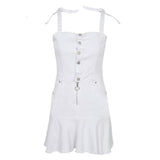 Denim Zipper Dress
