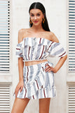 Off-Shoulder II Piece Dress