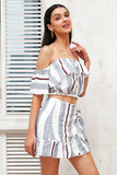 Off-Shoulder II Piece Dress