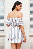 Off-Shoulder II Piece Dress