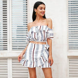 Off-Shoulder II Piece Dress