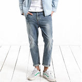 Vintage Basic Blue Denim Jeans