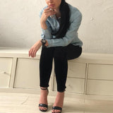 Denim Button-Up