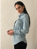 Denim Button-Up