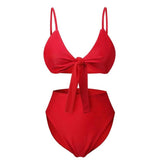 High Waist Bandage Swimsuit