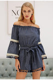 Beach Tassel Romper