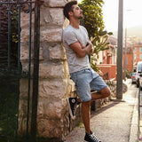 Deep Pocket Denim Shorts