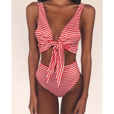 Floral High Waist Swimsuit