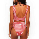 Floral High Waist Swimsuit