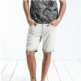 White Denim Shorts