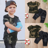 Camo Denim - II Piece Set