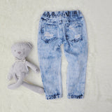Light Wash Distressed Jeans