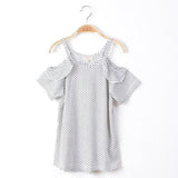 Polka Dot Ruffle Tank