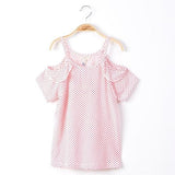 Polka Dot Ruffle Tank