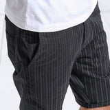 Striped Knee-Length Shorts