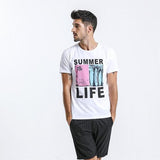 Striped Knee-Length Shorts