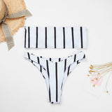 Striped Tub Top Bakini