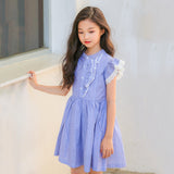 Striped Ruffle Dress