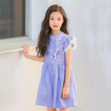 Striped Ruffle Dress
