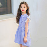 Striped Ruffle Dress