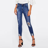 Bleach Distressed Denim